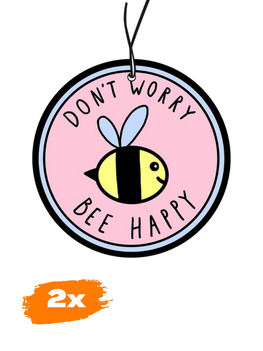 2x DONT WORRY, BE HAPPY DUFTY'S / air freshener